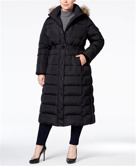 plus size michael kors winter coats|macy's michael kors coat.